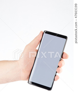 Modern smartphone in hand 47603199