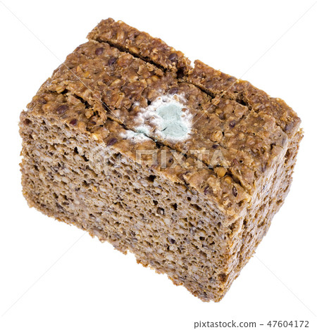 Rye bread with mold 47604172