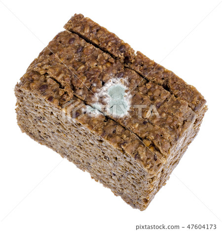 Rye bread with mold 47604173