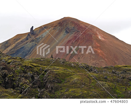 colorful mountain brennisteinsalda in Landmannalaugar rainbow hills in Iceland colorful mountain brennisteinsalda in Landmannalaugar rainbow hills in Iceland 47604803
