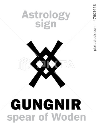 Astrology: GUNGNIR (Woden's spear) Astrology: GUNGNIR (Woden's spear) 47605638