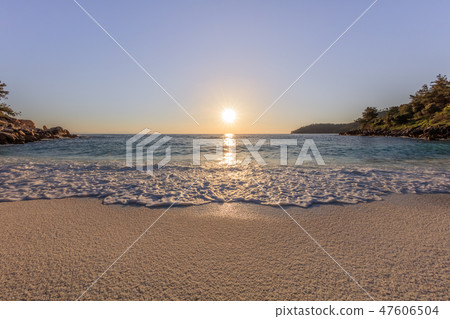 Marble beach (Saliara beach), Thassos, Greece 47606504