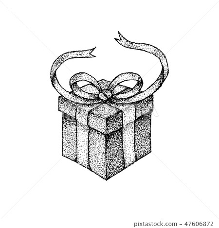 Dotwork Gift Box 47606872