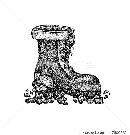 Dotwork Dirty Boot 47606881