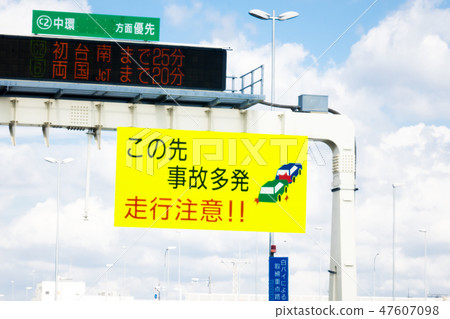資本高速信息和注意招牌 47607098