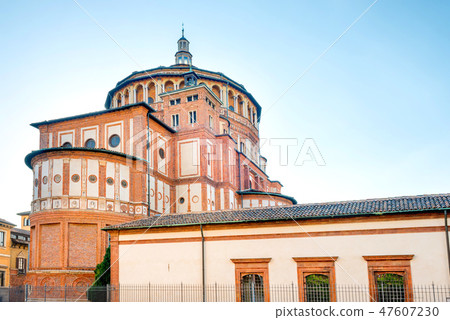 Church Santa Maria delle grazie in Milan 47607230