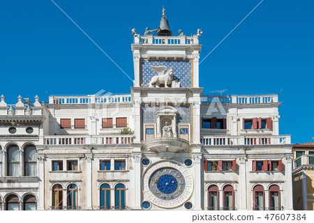 St Mark's Clocktower at Piazza San Marco in Venice 47607384