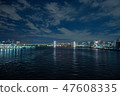 Sea and bridge 47608335