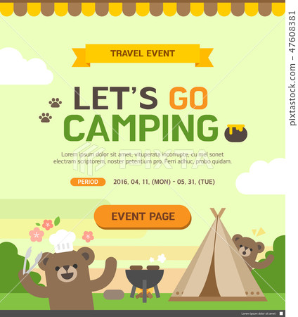 野營活動彈出窗口 47608381