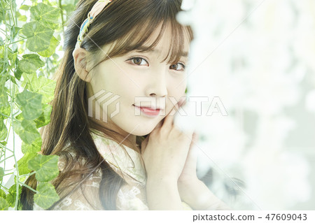 Young woman, wedding, wedding Young woman, wedding, wedding 47609043