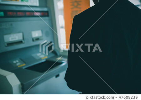 anonymous, back view, business man 47609239