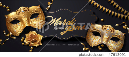 Mardi gras banner Mardi gras banner 47612091