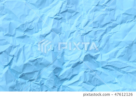 blue arctic color of crumpled or wrinkled paper background. 47612126