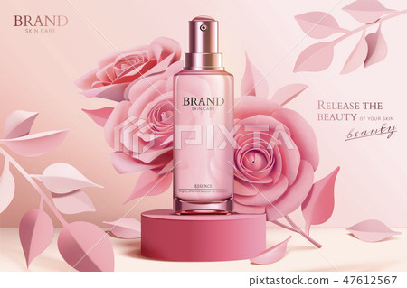 Skincare spray bottle ads 47612567