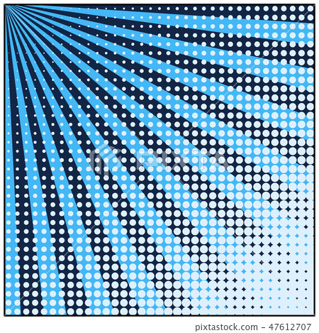 retro comic Blue background 47612707