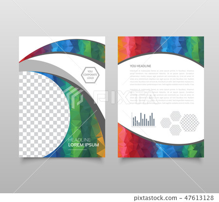 Modern Brochure layout, flyer and cover 47613128