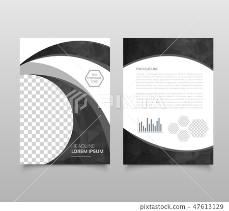 Modern Brochure layout, flyer and cover 47613129