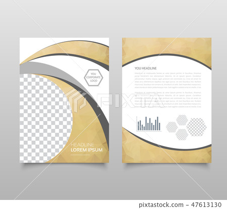 Modern Brochure layout, flyer and cover 47613130