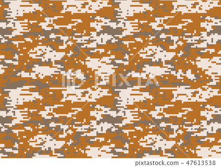Digital camouflage pattern 47613538