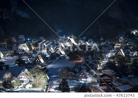 Winter Shirakawa Town 47613743