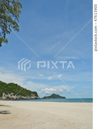 Tropical white sand beach 47613900