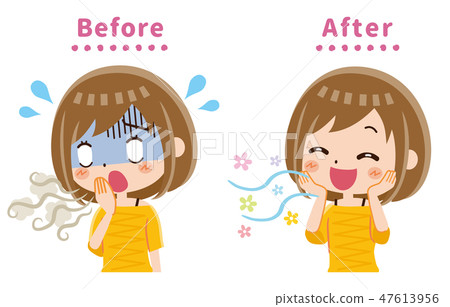 Women who prevent halitosis 47613956