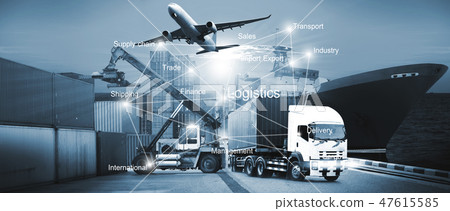 import-export and logistics ,shipping business 47615585