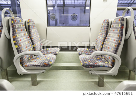 Seats on a train 47615691