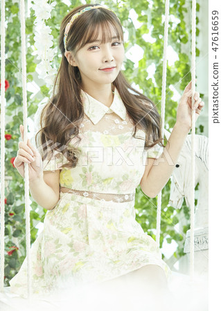 Young woman, wedding, wedding Young woman, wedding, wedding 47616659