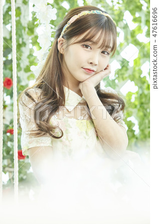 Young woman, wedding, wedding Young woman, wedding, wedding 47616696