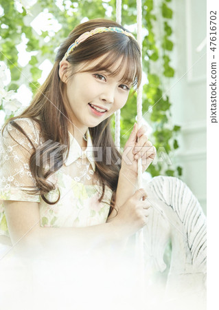 Young woman, wedding, wedding 47616702