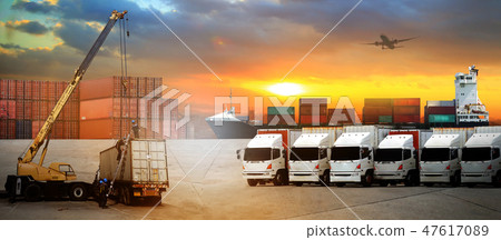 Logistics transportation import export Logistics transportation import export 47617089