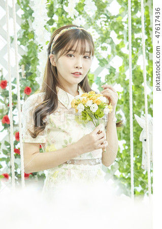 Young woman, wedding, wedding Young woman, wedding, wedding 47617436