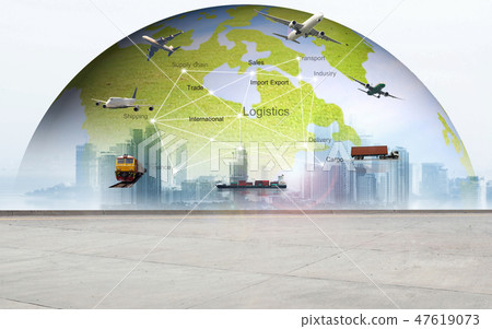 import-export and logistics concept import-export and logistics concept 47619073