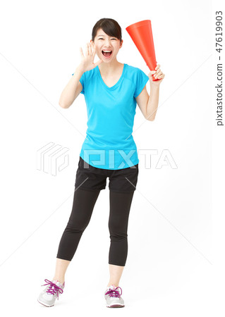 Female sports support Female sports support 47619903