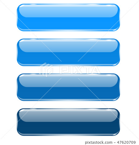 Blue 3d glass buttons Blue 3d glass buttons 47620709