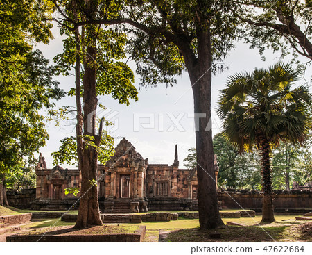 Prasat Muang Tam castle in Buriram, Thailand 47622684