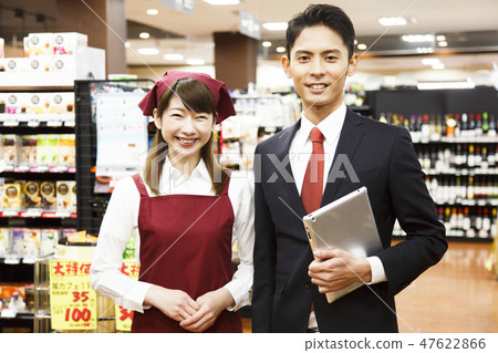 Super business businessman supermarket 47622866