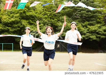 High school sports festival sports festival 47622905