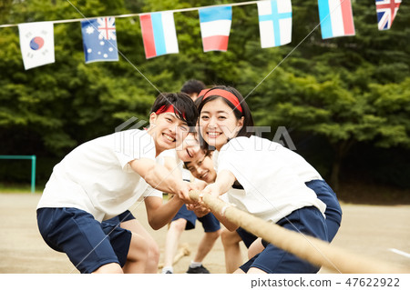 高中體育節日體育節 47622922