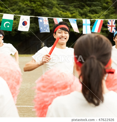 High school sports festival sports festival 47622926