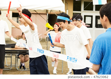 High school sports festival sports festival 47623062