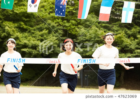 High School Sports Festival Sports Festival Stock Photo 47623069 Pixta
