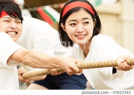 High school sports festival sports festival 47623343