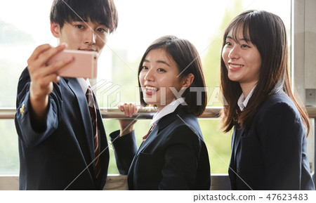 High school student school life time off 47623483