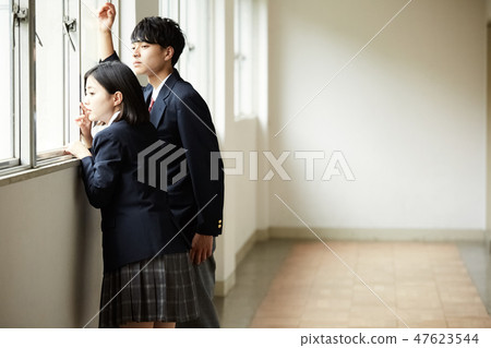 High school student school life time off 47623544