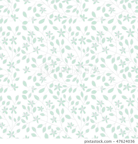 floral pattern with sprigs 47624036