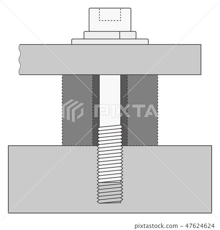 Screw and Spacer Cross Section 47624624