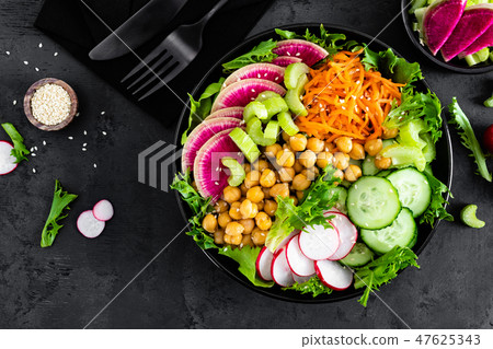 Salad Buddha bowl 47625343