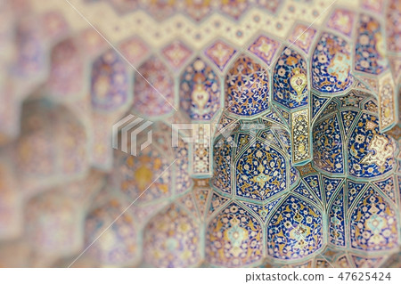 Details of Mosque in Iran. Selective Focus. 47625424